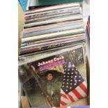 Vinyl - Collection of 80 Johny Cash LPs to include America, At Folsom Prison, I Walk the Line,