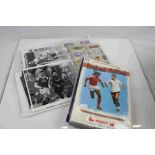 Football Selection - to include approx 45 Arsenal related press photos, colour and b/w, mostly 1980s