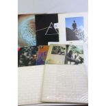 Vinyl - Pink Floyd - 9 LP's to include The Wall x 2, Ummagumma, More, Obscured By Clouds, The
