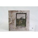 Vinyl - Led Zeppelin - IV Four Symbols (Deluxe 2401012) with K50008 stereo sticker on sleeve,