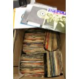 Vinyl - Collection of 45's from the 60's onwards featuring rock & pop in the main, all in company