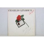 Vinyl & Autographs - Charles Aznavour Esquire (MAMS 1006) signed to front in biro