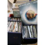 Vinyl - Collection of LPs and 45s spanning genres and decades, mainly Pop, to include Status Quo,