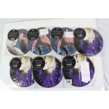 Vinyl - Lady Gaga Picture Discs - 3 x Poker Face / Space Cowboy Remix, 4 x Just Dance. As new in