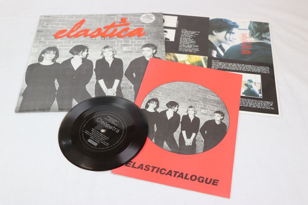 Vinyl - Elastica self titled ltd edn (no. 7718) LP flexi disc and booklet, vinyl excellent, sleeve - Image 3 of 9