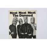 Vinyl - The Damned - Neat, Neat, Neat (Buy 10) solid centre, glossy sleeve, porky prime to side A