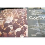 Film Poster - Gandhi, folded UK Quad Poster approx 30 x 40 inches