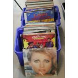 Vinyl - Pop and MOR - a collection of approx 90 LPs, many different artists to include Olivia