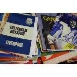 Football programmes - Liverpool FC, a collection of 300+ homes and aways 1970s - 1990s, mostly