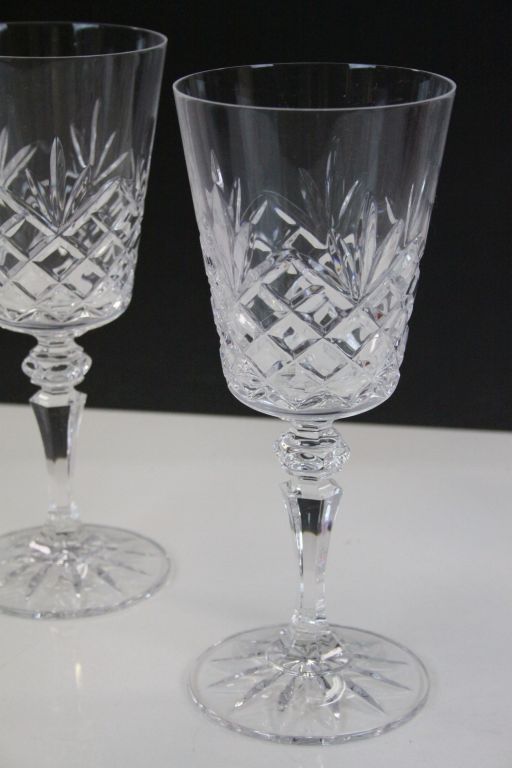 Boxed Set of Four Galway Irish Glass Wine Glasses, another similar both containing Two Glasses - Image 3 of 4