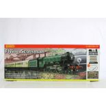 Boxed Hornby OO gauge R1039 Flying Scotsman train set complete and appearing unused