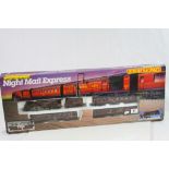 Boxed Hornby OO gauge R758 Night Mail Express train set with City of Nottingham locomotive and three