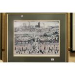 Laurence Stephen Lowry R.A. (British 1887 - 1976), ' Britain at Play ' Signed Lithographic Print