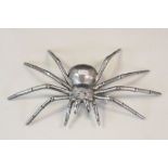 Large cast Aluminium model of a Spider, approx 40cm across at widest point