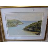 Framed and Glazed Signed Print of Dartmouth by John Gillo