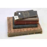 Six Books including 18th century Book, Two 19th century Punch Books, Two 19th century Mr Walton's
