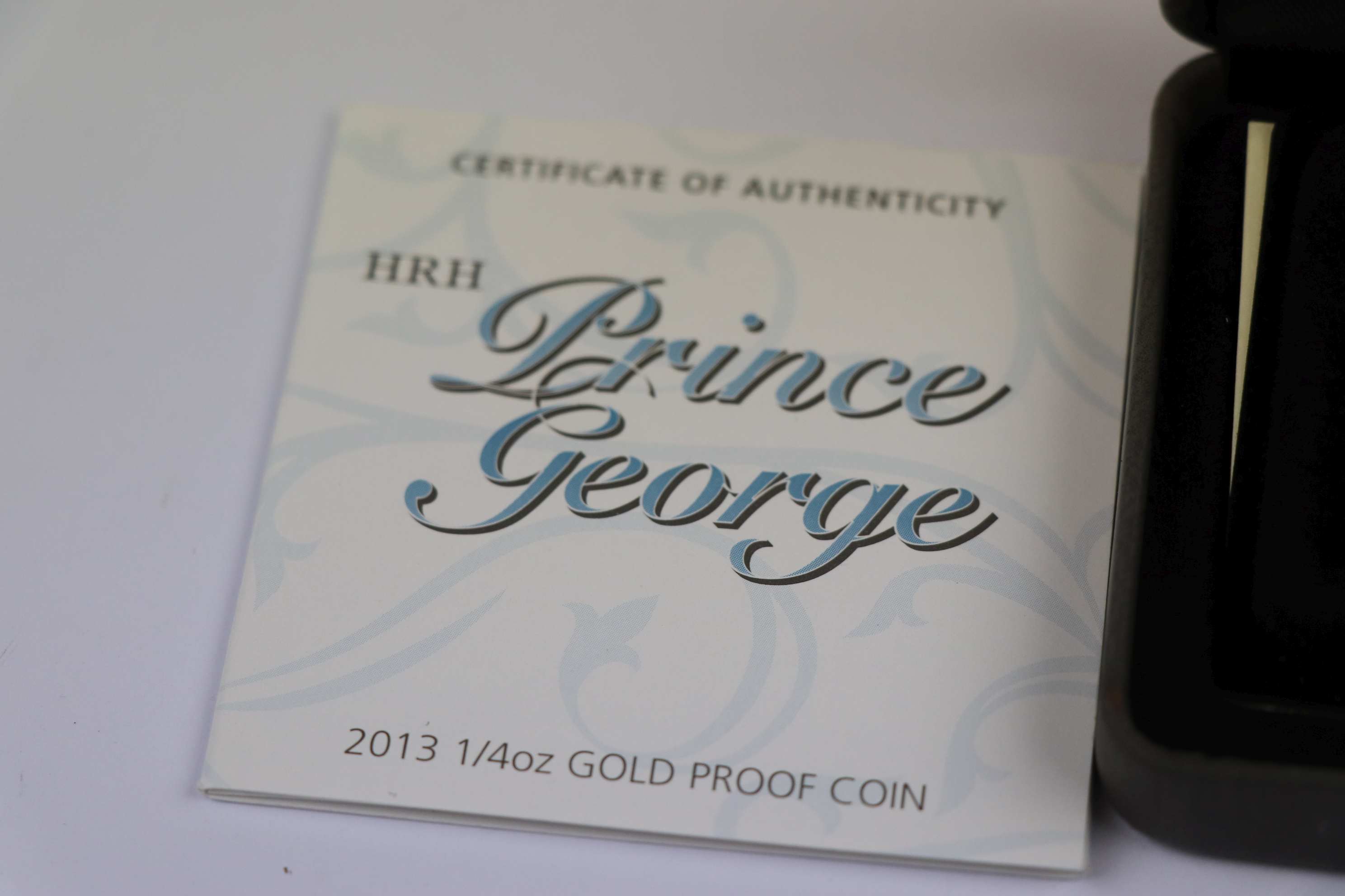 Boxed Perth Mint 25 Australian Dollar coin in 24ct Gold to Commemorate the Birth of Prince George - Image 6 of 7