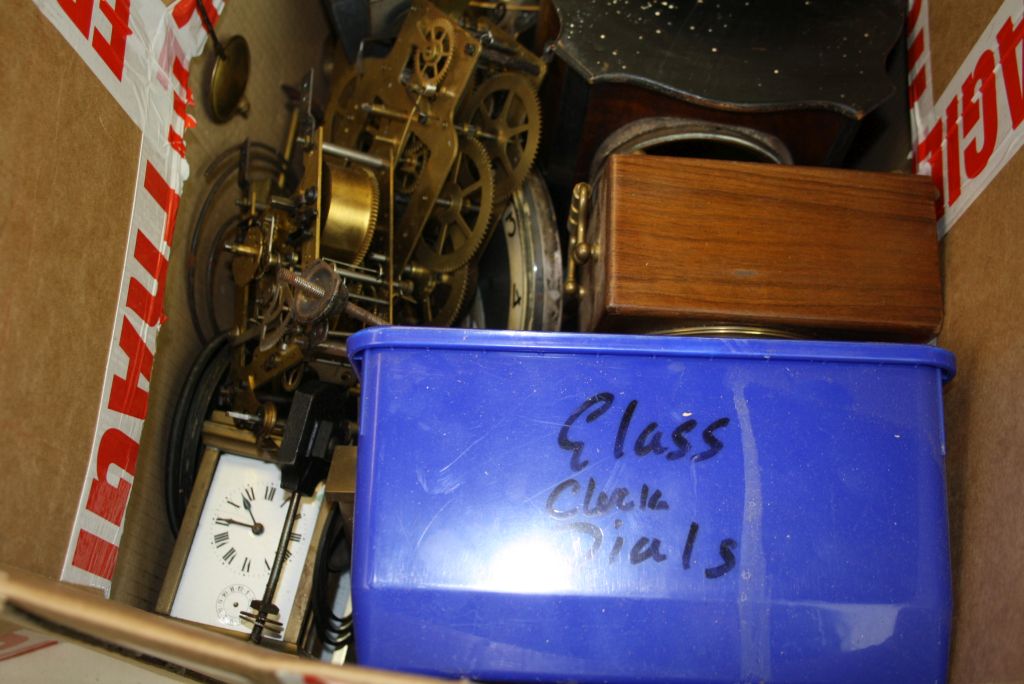 Large Collection of Watch and Clock Parts (in two boxes) - Image 4 of 6