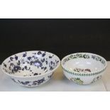 Portmeirion ' Botanic Garden ' Fruit Bowl with Venus Fly Tray Design together with another