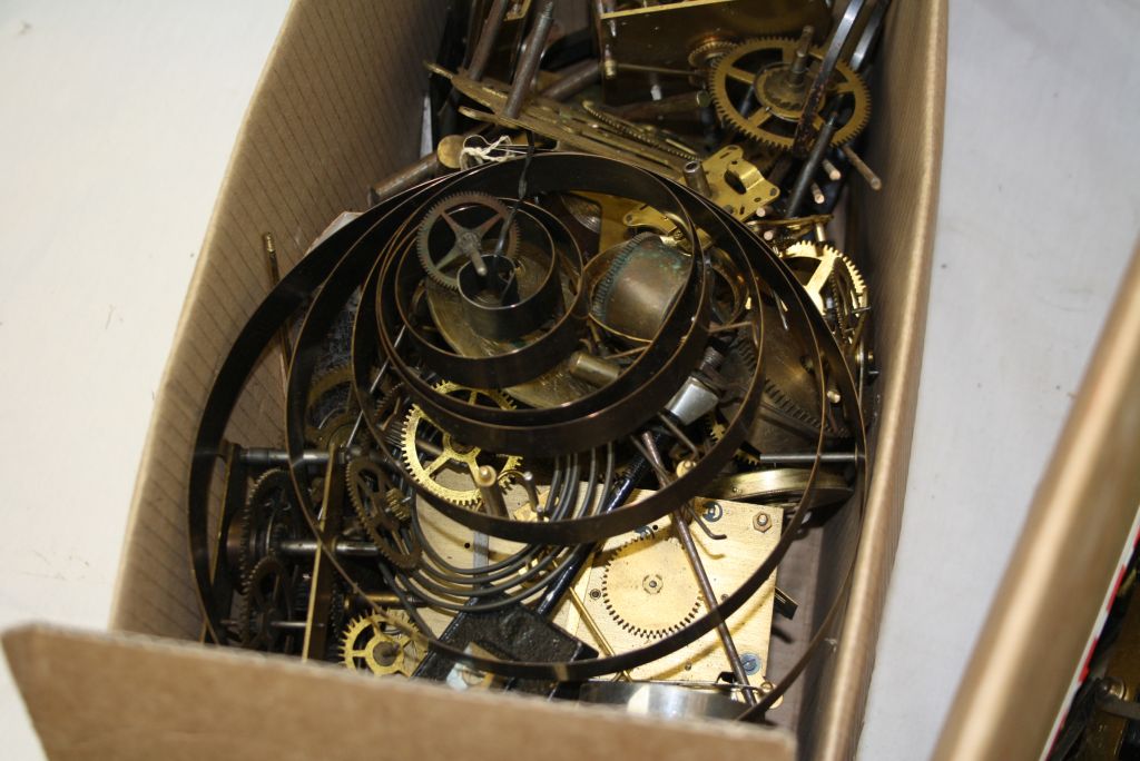 Large Collection of Watch and Clock Parts (in two boxes) - Image 6 of 6