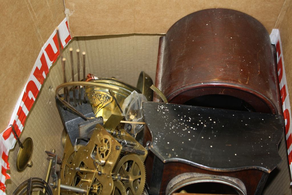 Large Collection of Watch and Clock Parts (in two boxes) - Image 2 of 6