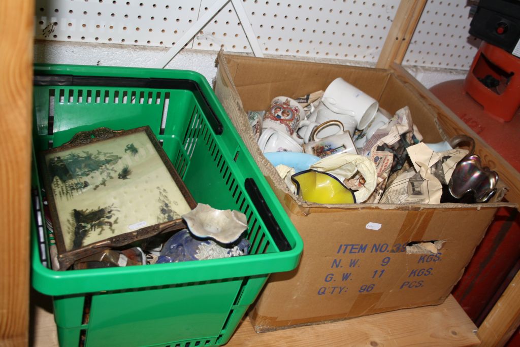 Seven Trays of Mixed Ceramics including Royal Doulton, Carltonware, Aynsley, Sylvac, Susie Cooper, - Image 3 of 6