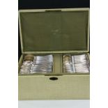 Christofle Canteen of Silver plated cutlery for twelve to include Ladles, Carving Knife & Fork,