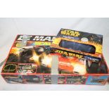 Boxed Le Mans 24hr Scalextric to include 2 x slot cars, track, controllers, accessories etc box
