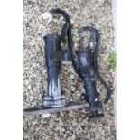 Pair of Vintage Cast Iron Well Pumps, 67cms and 65cms high