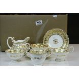 Box of Vintage Bone China and Gold Gilt Part Tea Sets