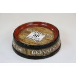 Minton's Guinness's Stout Advertising Dish in the form of a Barrel Top