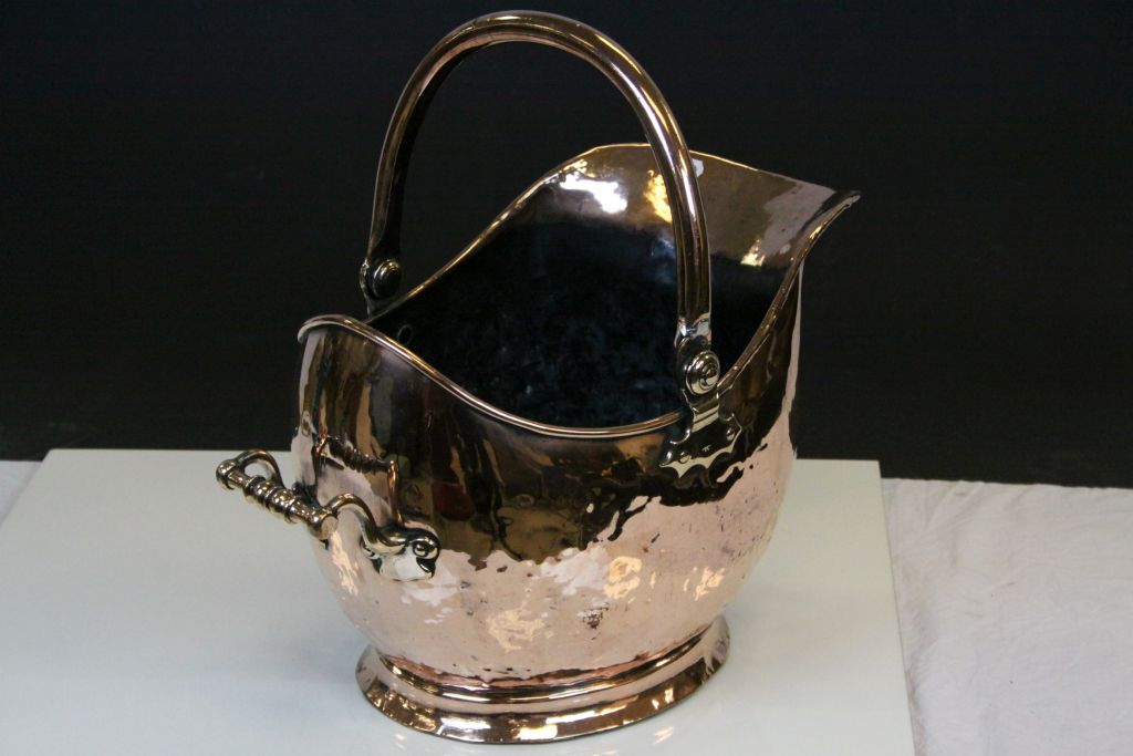 Victorian Copper Coal Bucket - Image 2 of 4