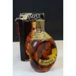 1970's Bottle of Dimple Haig Old Blended Scotch Whiskey in original box and wire mesh on bottle,