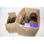 Large Collection of Watch and Clock Parts (in two boxes)
