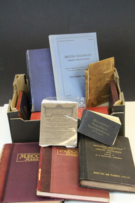 Books - Collection of Books relating to Railways including (G.W.R Library Collection 1917),