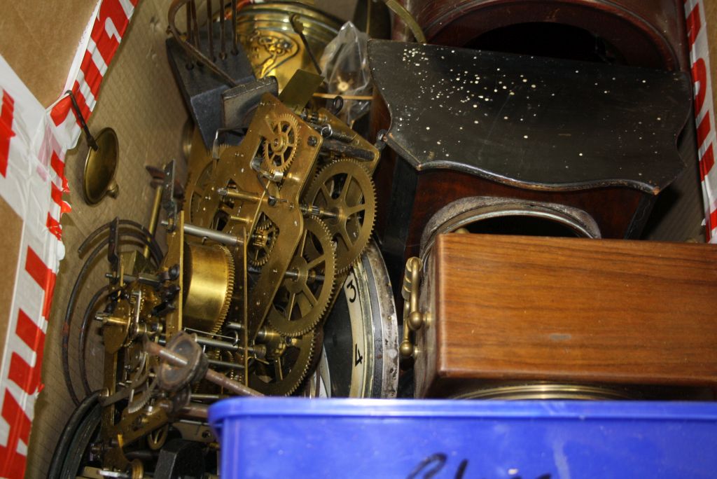 Large Collection of Watch and Clock Parts (in two boxes) - Image 3 of 6