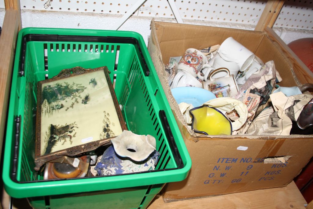 Seven Trays of Mixed Ceramics including Royal Doulton, Carltonware, Aynsley, Sylvac, Susie Cooper, - Image 4 of 6