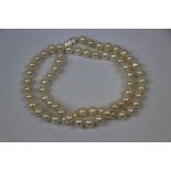 Cultured Pearl necklace with silver clasp