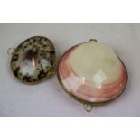 Two vintage handmade Shell Purses