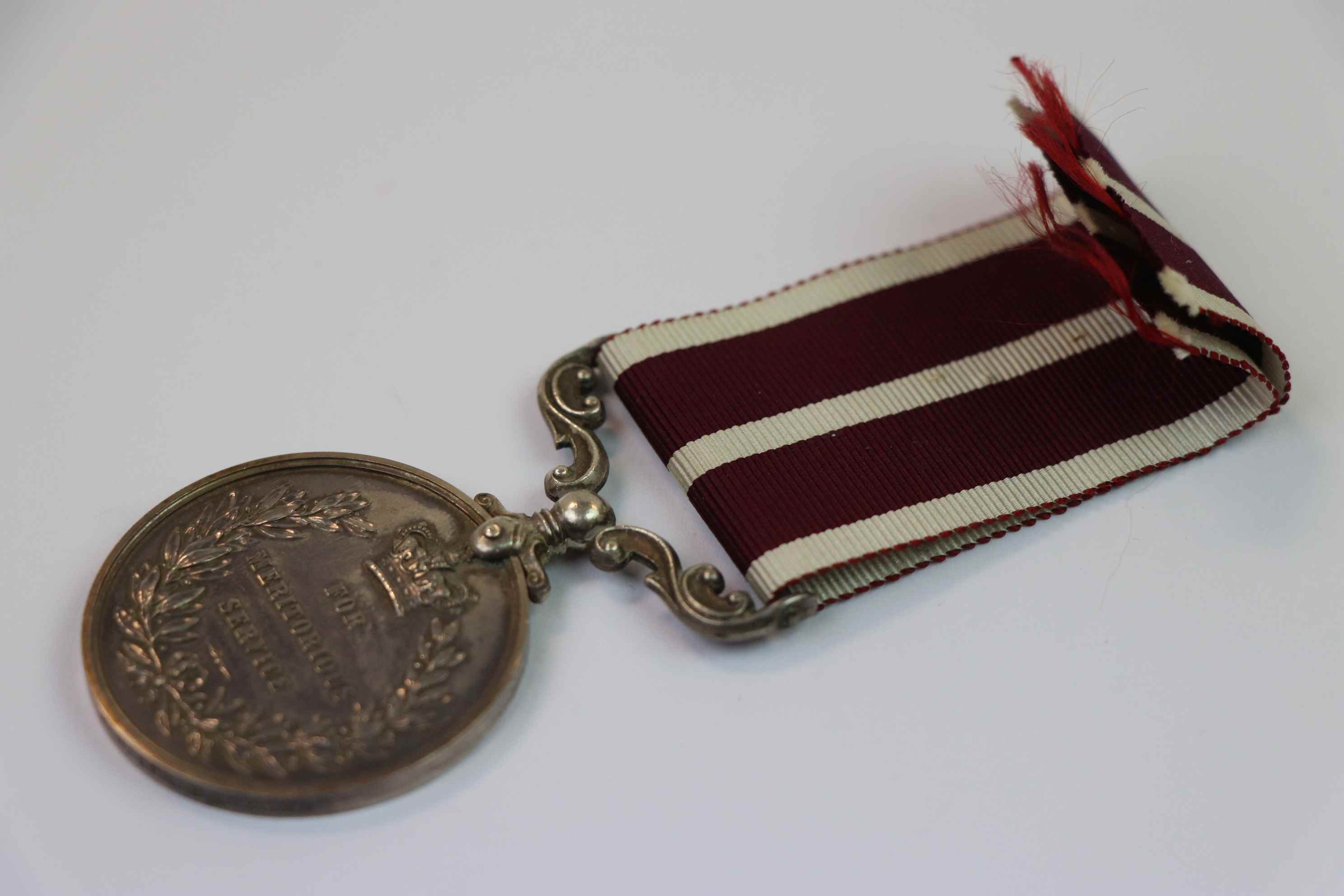 A Full Size King George VI British Army Meritorious Service Medal Issued To 4523853 SJT. J.W. ORAM - Image 9 of 11