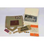 A Collection Of Military Item Relating To The 5th (Bath City) Battalion Of The Somerset Home Guard