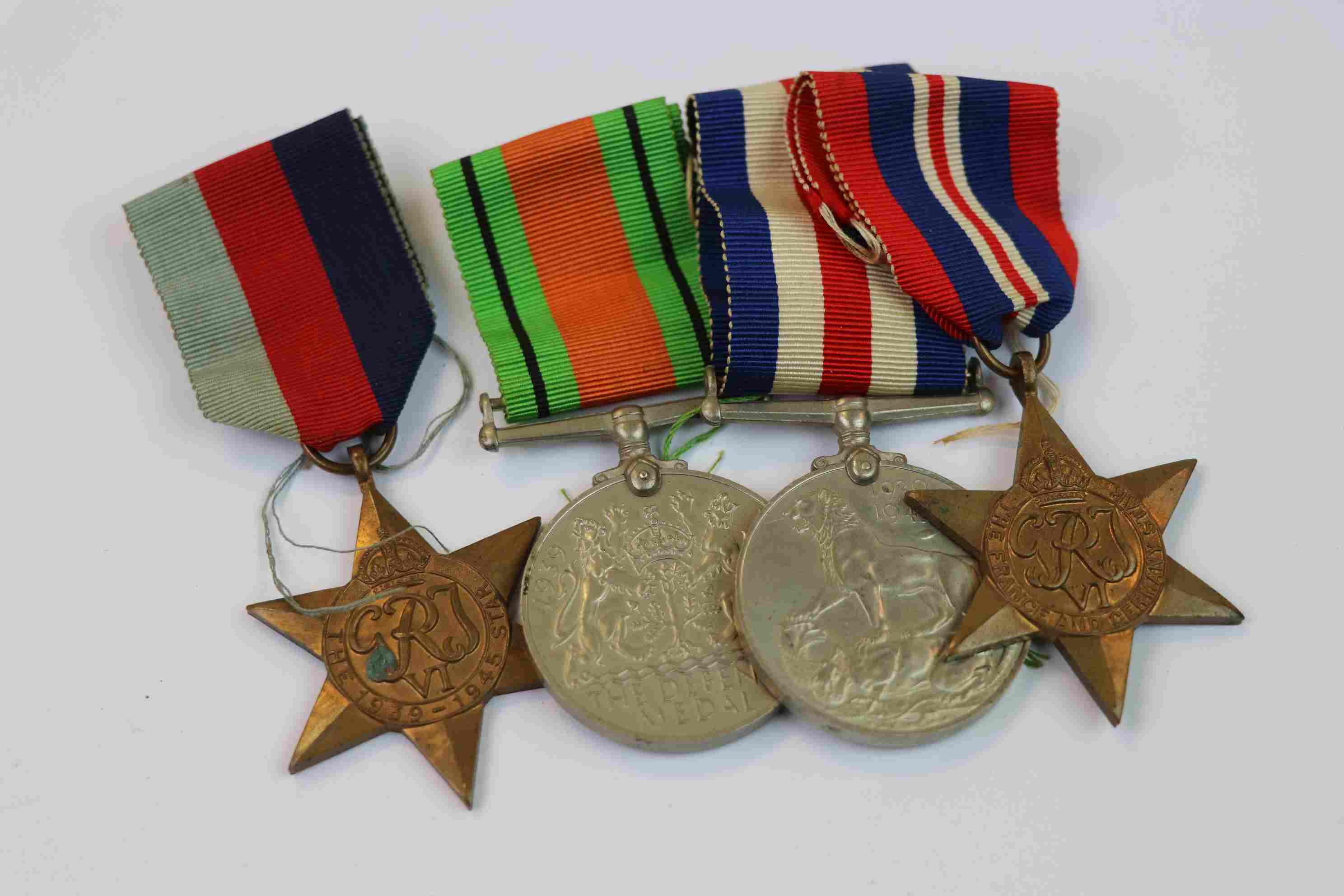A Full Size World War Two / WW2 British Medal Group To Include The British War Medal, The Defence - Image 2 of 7