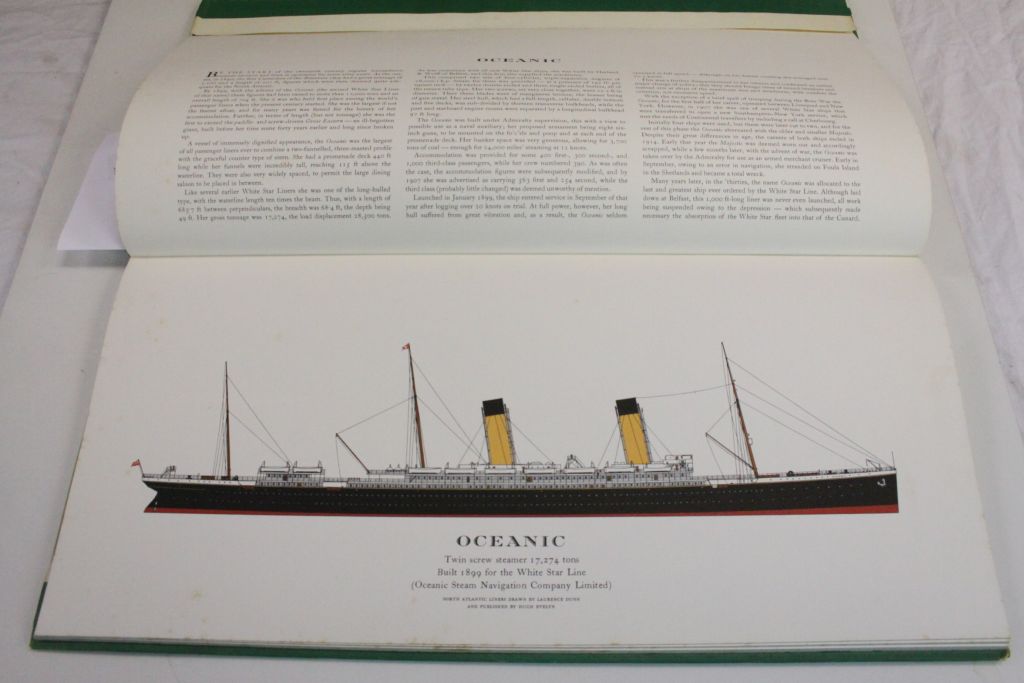 1961 printed Hardback Book with dust jacket, "North Atlantic Liners 1899 - 1913 by Laurence Dunn, - Image 2 of 5