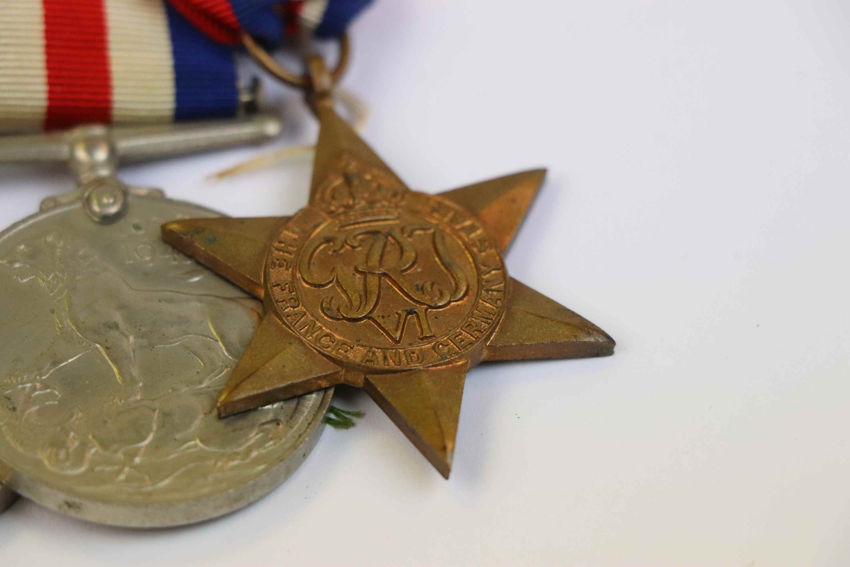 A Full Size World War Two / WW2 British Medal Group To Include The British War Medal, The Defence - Image 7 of 7