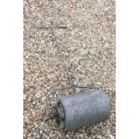 Vintage Stone and Iron Garden Roller