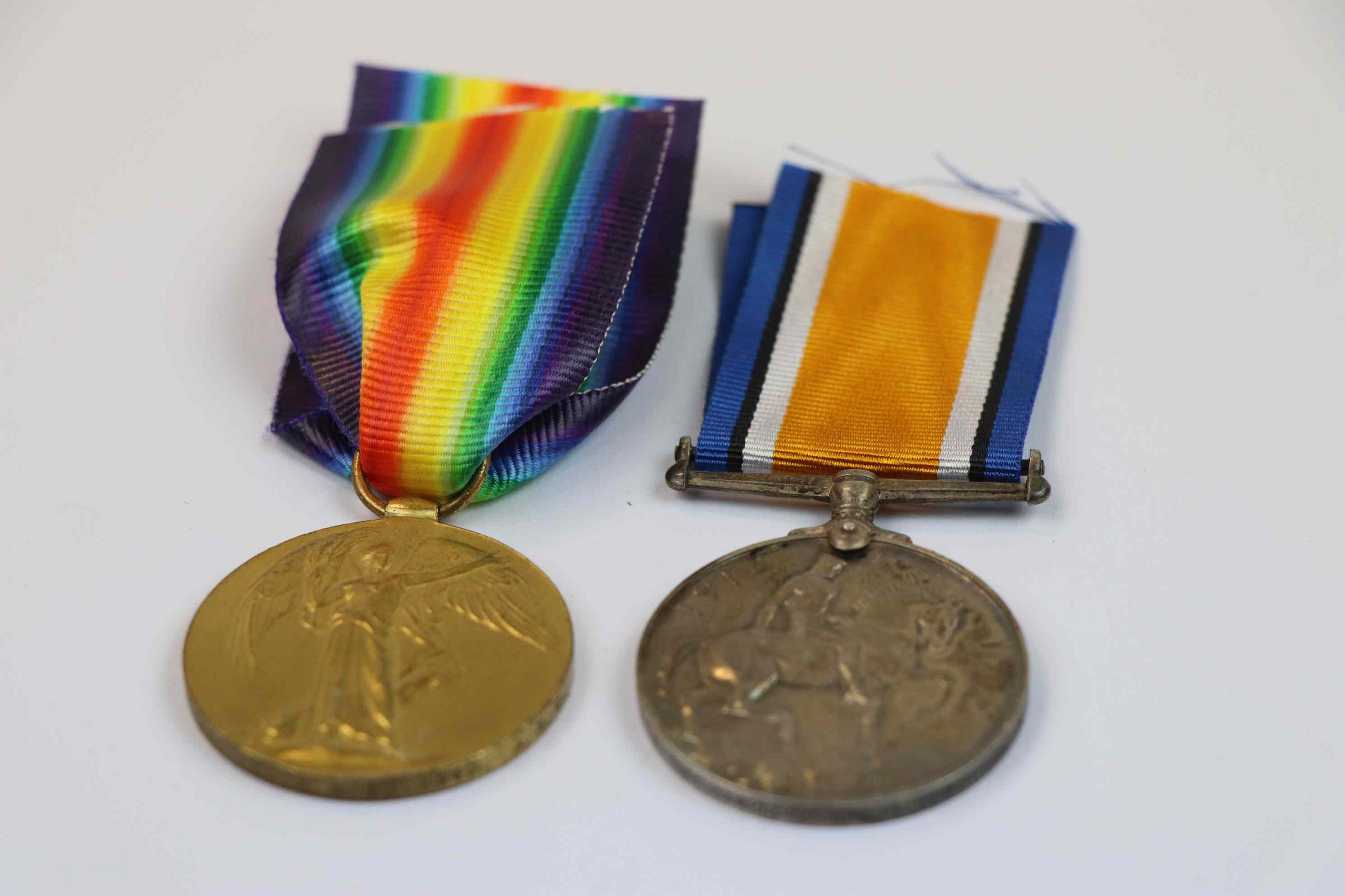 A Full Size World War One / WW1 Medal Pair To Include The Victory Medal And The British War Medal - Image 3 of 8