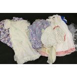 Quantity of Vintage Children's Clothing including Romper Suits, Dresses (approx. 12 items total)