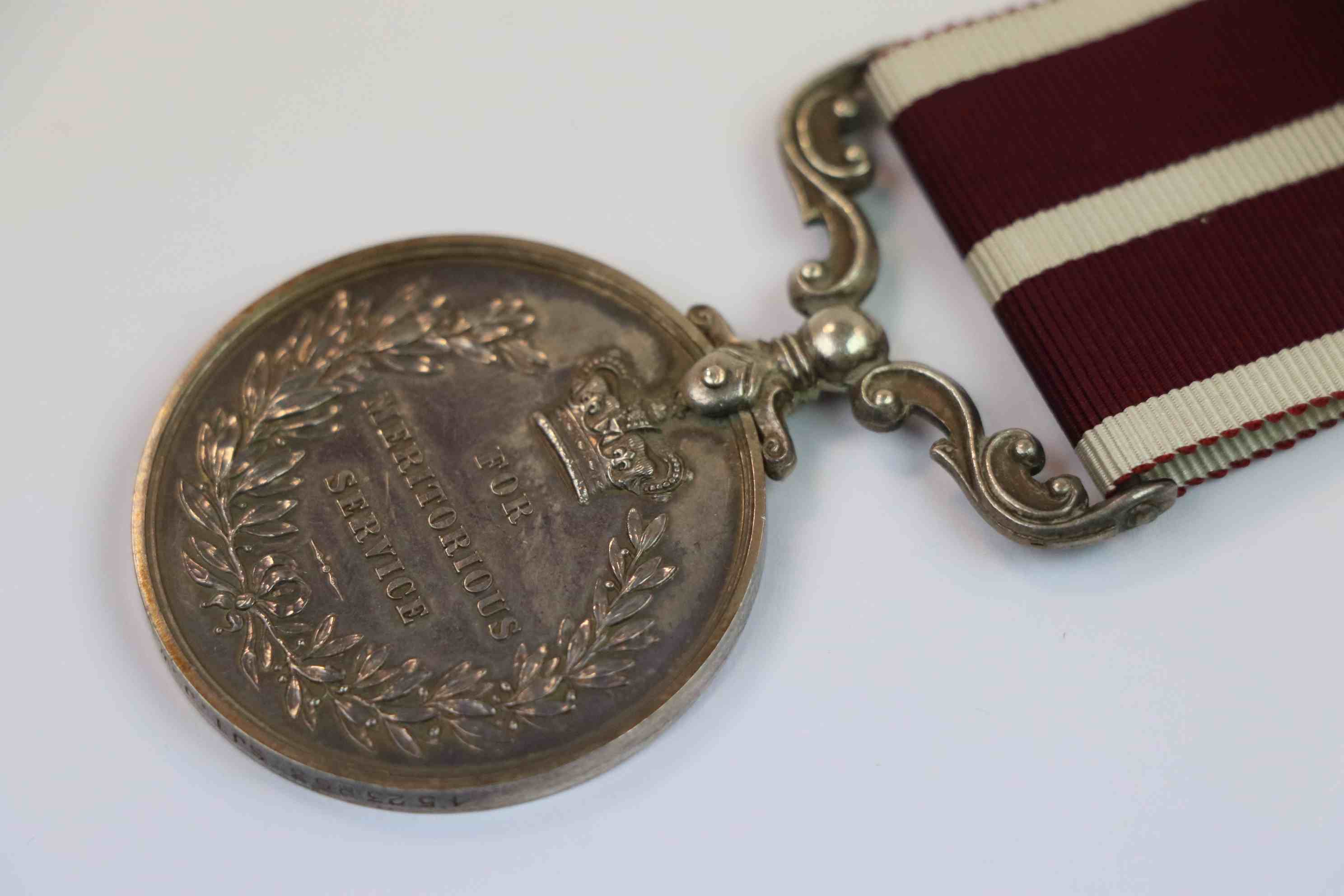 A Full Size King George VI British Army Meritorious Service Medal Issued To 4523853 SJT. J.W. ORAM - Image 7 of 11