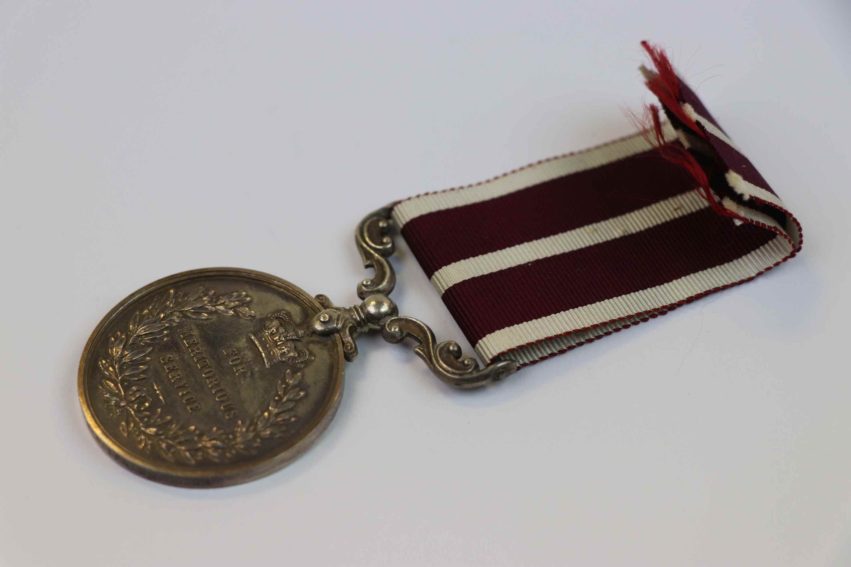 A Full Size King George VI British Army Meritorious Service Medal Issued To 4523853 SJT. J.W. ORAM - Image 6 of 11