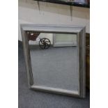 Shabby chic painted wall mirror